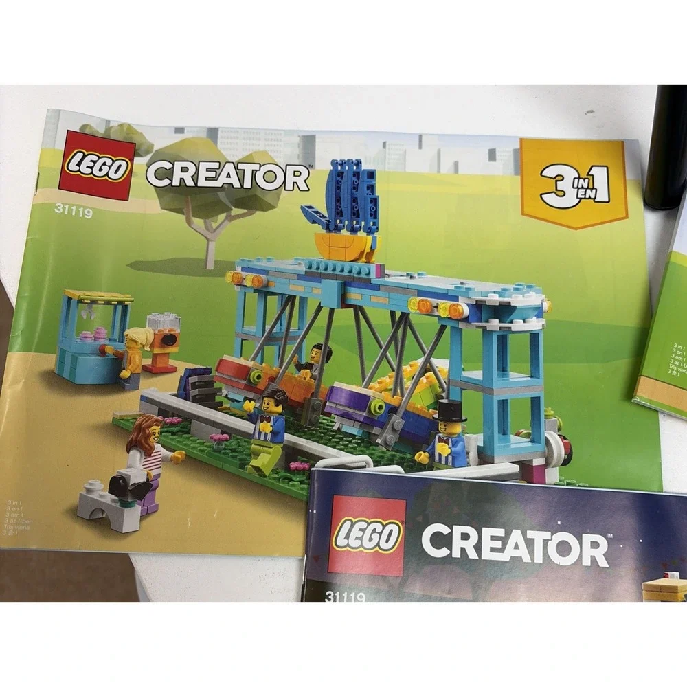 LEGO Creator 3-in-1 31119 Ferris Wheel Set 1002 pcs Ages 9+ Brick Separator New